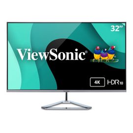 ViewSonic VX3276-4K-mhd - Écran LED - 32" (31.5" visualisable) - 3840 x 2160 4K - MVA - 300 cd/m² - 2500:1 - HDR10 - 3 ms - 2xHDMI, DisplayPort, Mini DisplayPort - haut-parleurs