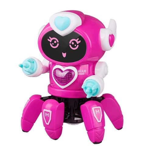 Jouets Musicaux À Six Griffes Pour Bébé, Robot De Danse Pour Enfants Avec Musique Et Lumières Clignotantes Led Colorées Chantant