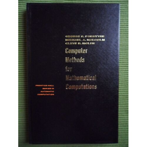 Computer Methods For Mathematical Computations
