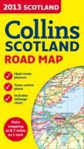 2013 Collins Map Of Scotland