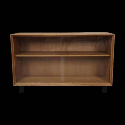 Vitrine Basse Vintage Bois