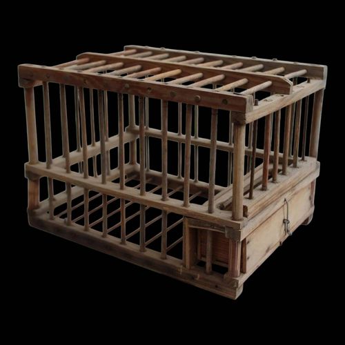 Cage Oiseaux En Bois Bois