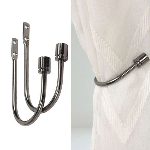 Attaches De Maintien Pour Rideaux, 2 Pièces, Style Rétro, Bras Solide, Attaches Draperies En Forme De U