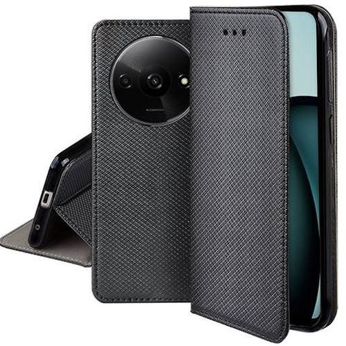 Housse Etui Coque Pochette Portefeuille Pour Xiaomi Redmi A3 / Poco C61 4g + Film Ecran - Noir Magnet