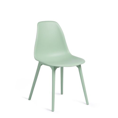 Pack De 4 Chaises De Jardin En Polypropylène Scand Céladon