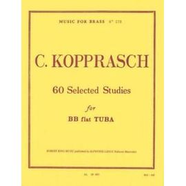 60 Selected Studies For Bb Flat Tuba - Music For Brass 278