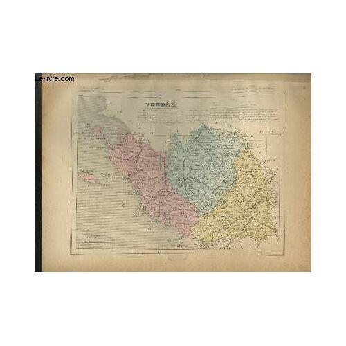Carte Du Département De La Vendée