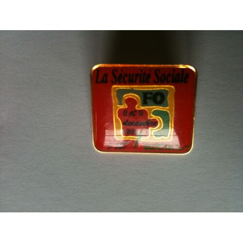 Pin's Fo 1993 "La Sécurité Sociale C'est L'avenir"