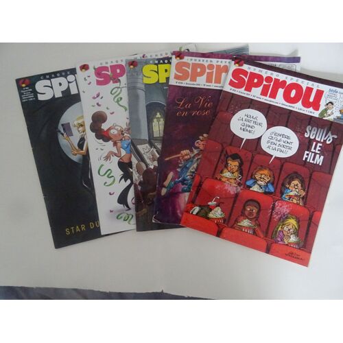 Lot De 5 Spirou