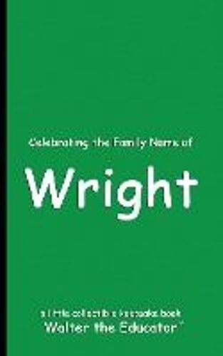 Celebrating The Family Name Of Wright