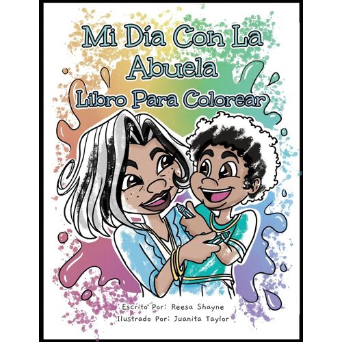 Mi Día Con La Abuela: Libro Para Colorear (Spanish Edition)