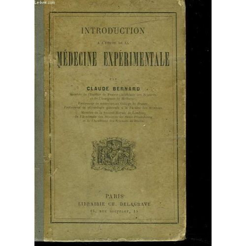 Introduction A L'etude De La Medecine Experimentale