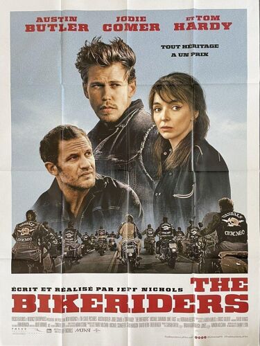 The Bikeriders - Véritable Affiche De Cinéma Pliée - Format 120x160 Cm - De Jeff Nichols Avec Jodie Comer, Austin Butler, Tom Hardy, Michael Shannon, Mike Faist - 2024