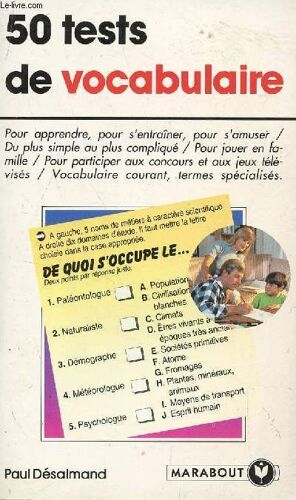 50 Tests De Vocabulaire