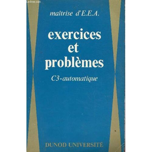 Exercices Et Problemes - C3-Automatique.