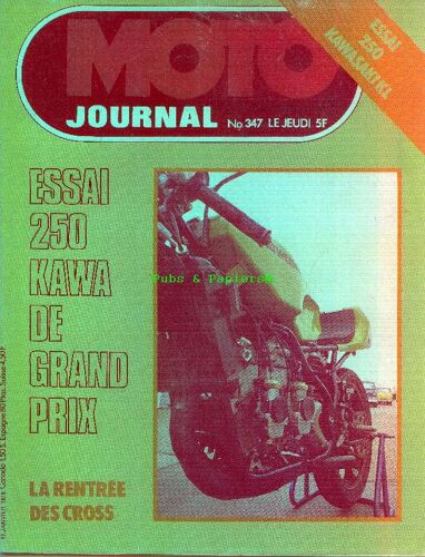Moto Journal  19  Janvier  1978  Numero   347