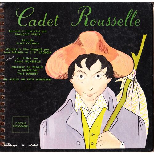 Cadet Rousselle Raconté Et Interprété Par François Périer-Livre-Disque