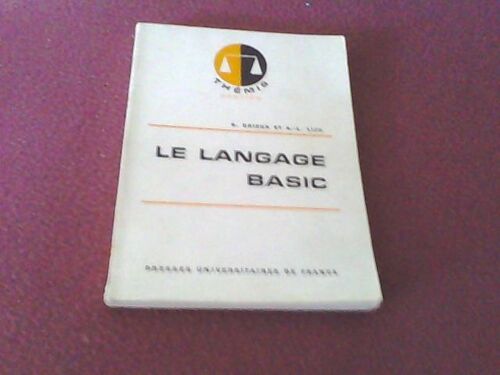 Le Langage Basic