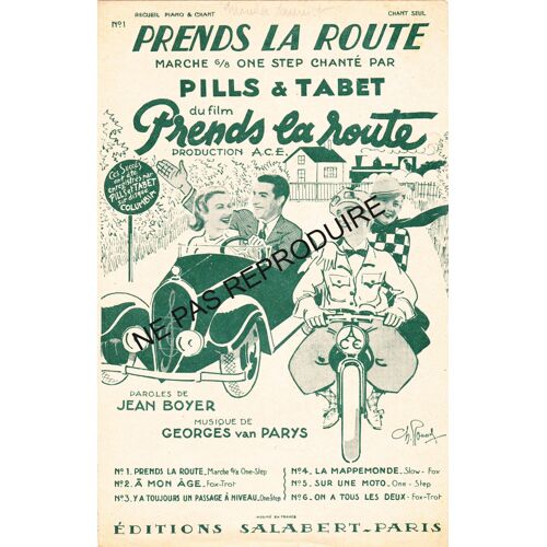 Prends La Route Pills Et Tabet