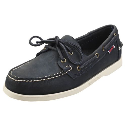 Sebago Docksides Portland Crazy Chaussures Bateau Bleu Marine Bleu