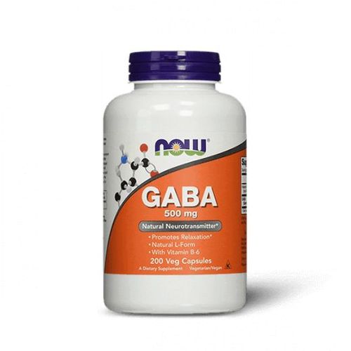 Now Foods Gaba 500mg (200caps)| Gaba|Now Foods 