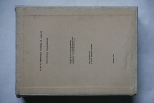 Relevés, Dessins Et Photographies De Constructions Rurales Du Canton De Vaud