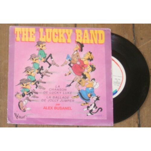 The Lucky Band / La Chanson De Lucky Luke / La Ballade De Jolly Jumper / Pochette Morris / Vogue Belgique 779