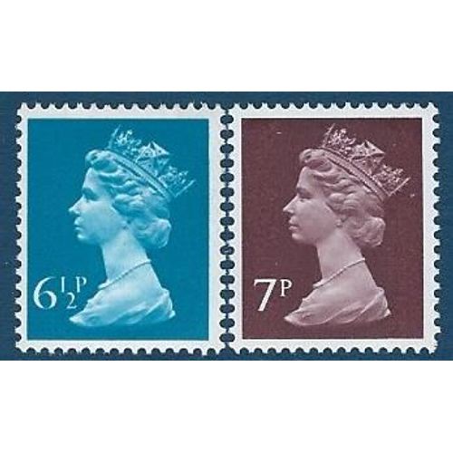 Royaume-Uni 1974 - Emission Courante Type Aq - 2 Valeurs - Série Complète - Yt 733 734 - Neufs **