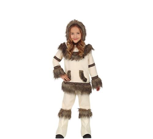 Costume Esquimau Pour Les Enfants (Taille 7-9a)
