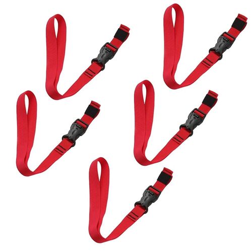 Boucle de sangle extérieure en nylon de 0,6 m pour serrer les sangles de bagages et de chargement avec des sangles multifonctionnelles à dégagement rapide