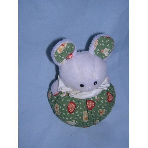 Peluche Boule Lapin 18 Cm.