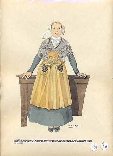Le Costume Breton De 1900 À Nos Jours. Josselin 1913