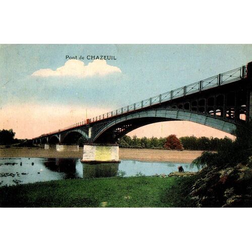 Carte Postale Ancienne, Allier ( 03 ), Le Pont De Chazeuil