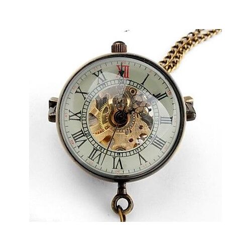 Montre Femme En Bronze(Transparente)