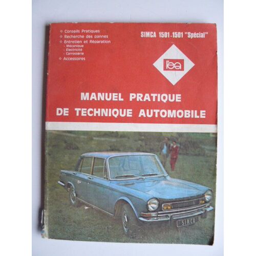 Manuel Pratique De Technique Automobile Simca 1501