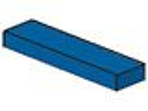 ACCESSOIRES LEGO PLAQUE BLEUE LISSE 1X4