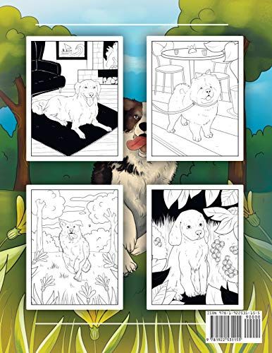 Beautiful Dogs Colouring Book - Creative Mindfulness & Meditation For Adults