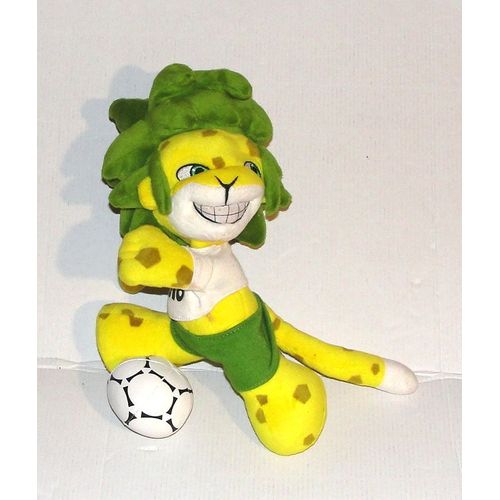 Peluche Mascotte South Africa 2010 Lion Zakumi Fifa World Football Afrique Du Sud Joy Toy