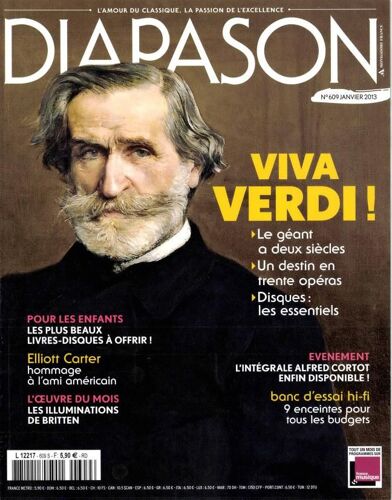 Diapason 609 : Viva Verdi! / Elliott Carter / Livres-Disques Pour Enfants