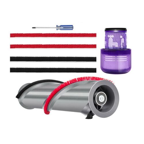 Kit de pièces de rechange pour aspirateur Dyson V11, bandes souples en peluche avec brosse à rouleau et filtre Hepa lavable