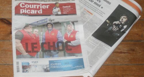 Le Courrier Picard Patrick Fiori Interview Exclusive 1 Page / Brian Jones Et Bill Wyman Rolling Stones 1/2p/ Jean Luc Van Den Heede 1/2p/  21771