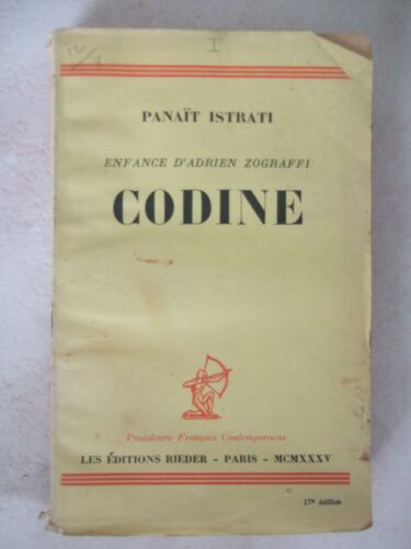 Enfance D'adrien Zograffi - Codine