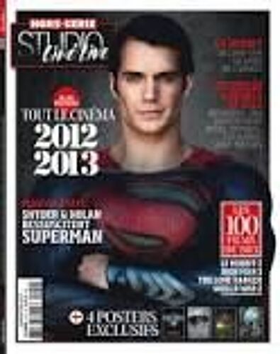 Studio Cine Live 22 Hors Serie Man Of Steel Superman /  Les 100 Films De 2013 /  4 Posters