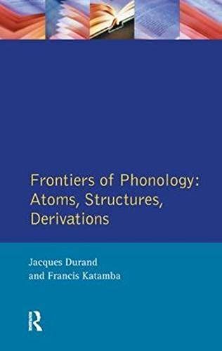 Frontiers Of Phonology
