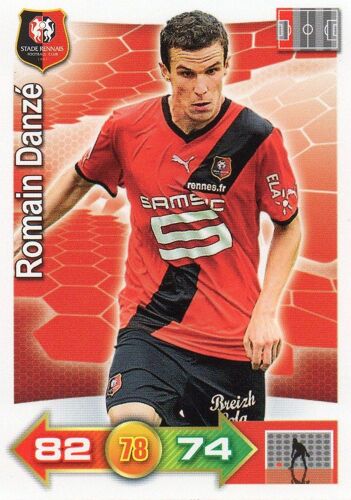 Carte Panini Adrenalyn Xl Foot 2012 Romain Danze Rennes N° 242