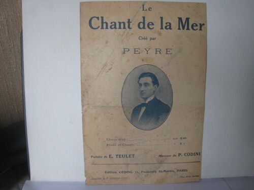 Le Chant De La Mer     Epoque 1920