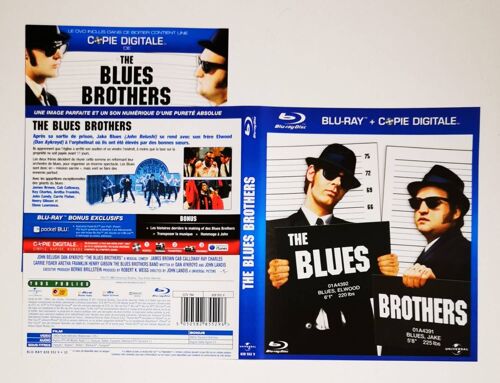 Jaquette+ Flyer Blu Ray - The Blues Brothers (Pour Édition Septembre 2011)
