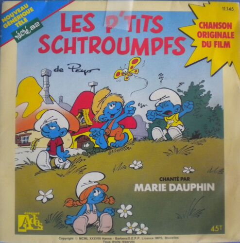 Les P'tits Schtroumpfs Lp 7  1988 Adès