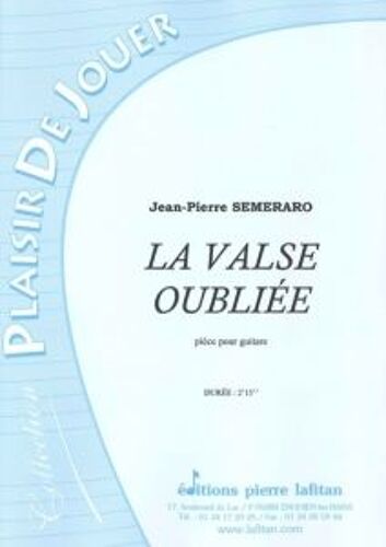 La Valse Oubliée De Jeanpierre Semeraro