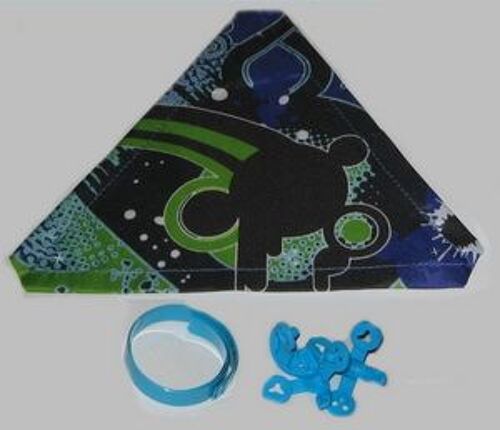 Figurine Kinder 2011 "Frisbees Triangulaires" Frisbee Bleu Dc 081